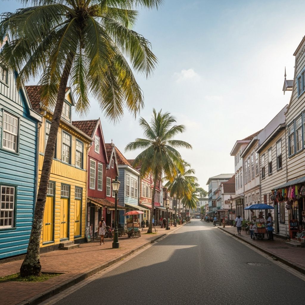 Paramaribo neighborhood streets